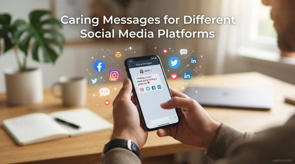 Caring Messages for Different Social Media Platforms