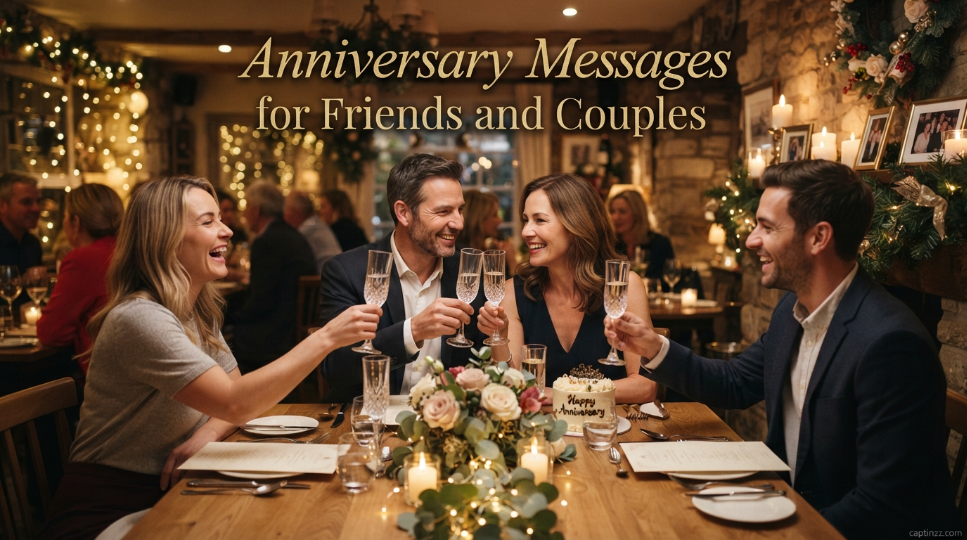 Anniversary Messages for Friends and Couples