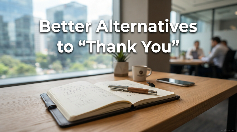 Better Alternatives to “Thank You”