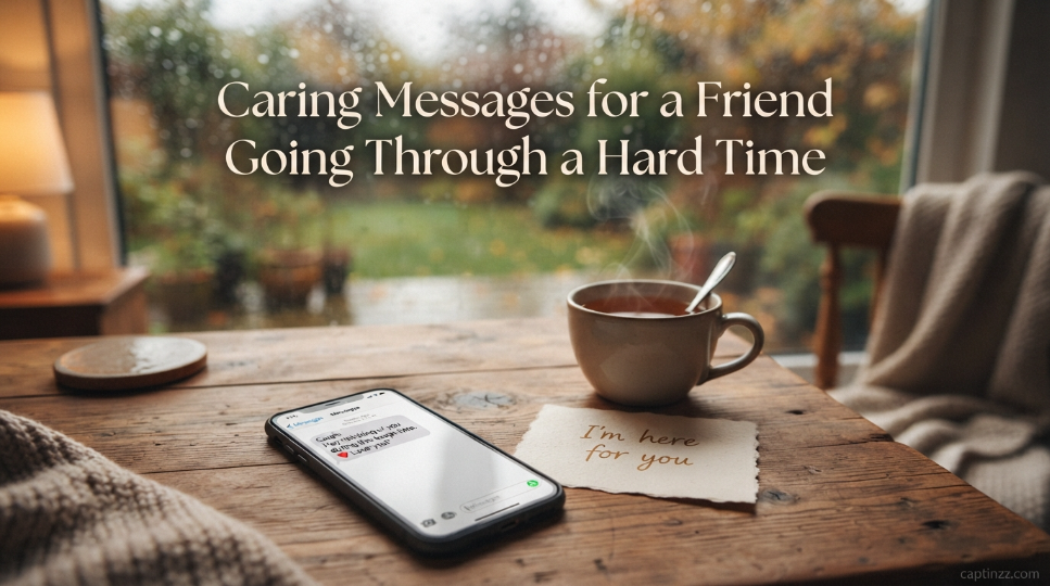 Caring Messages for a Friend Going Through a Hard Time