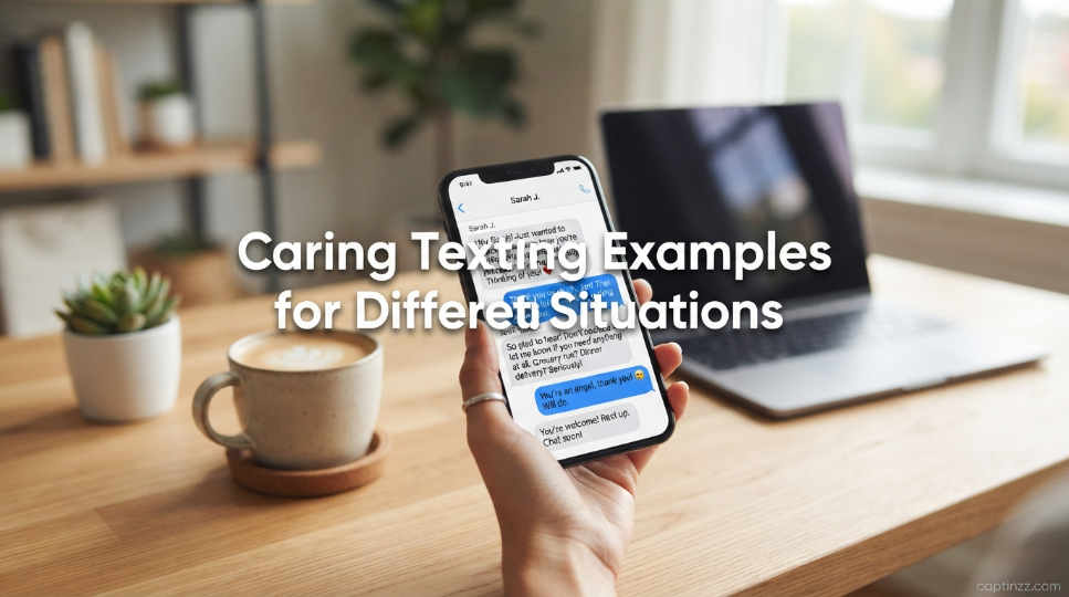 Caring Texting Examples for Different Situations