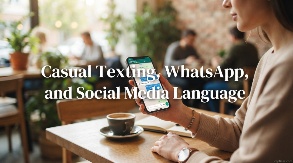 Casual Texting, WhatsApp, and Social Media Language
