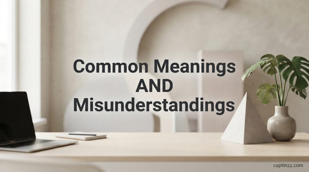 Common Meanings and Misunderstandings