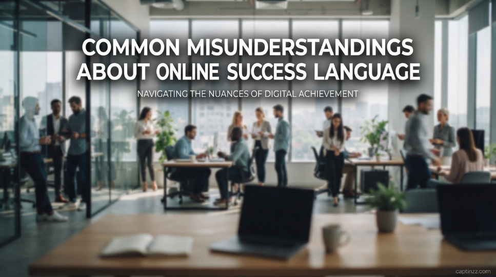 Common Misunderstandings About Online Success Language