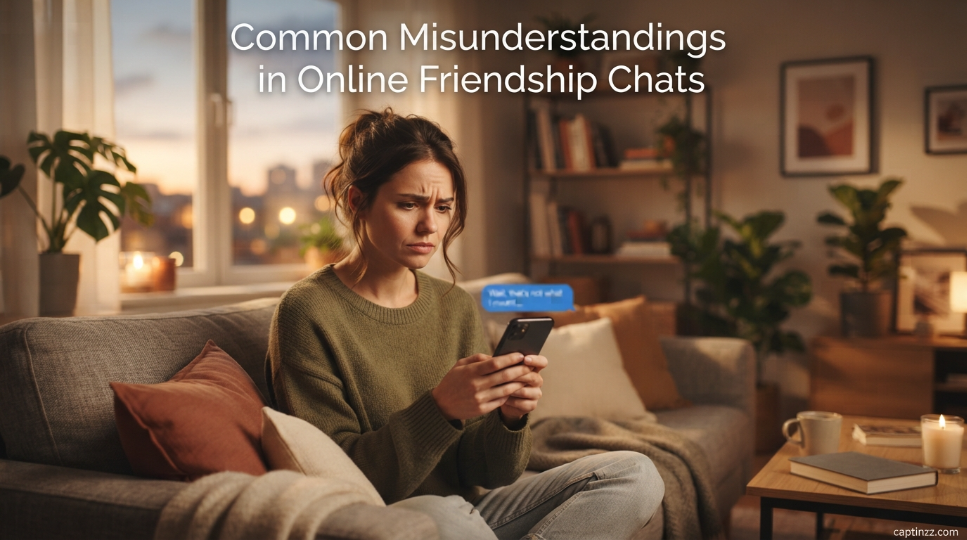 Common Misunderstandings in Online Friendship Chats