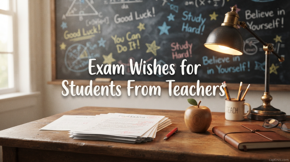 Exam Wishes for Students From Teachers