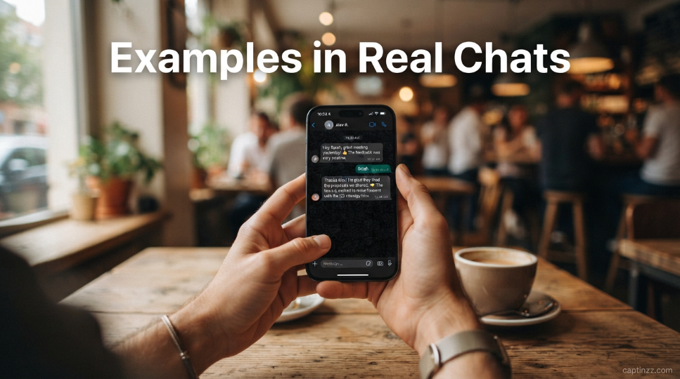 Examples in Real Chats