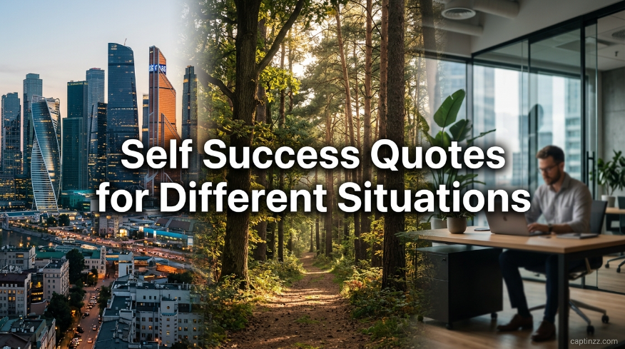 Self Success Quotes for Different Situations