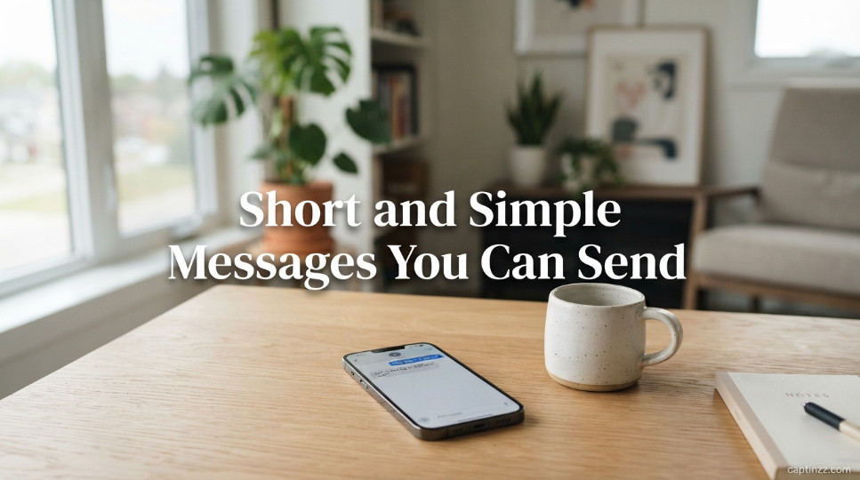Short and Simple Messages You Can Send