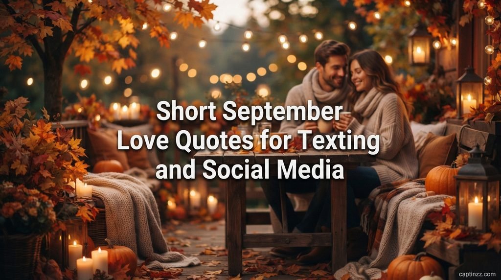 Short September Love Quotes for Texting and Social Media