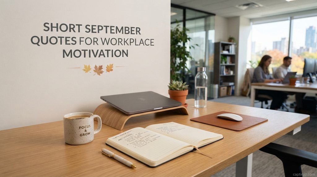 Short September Quotes for Workplace Motivation
