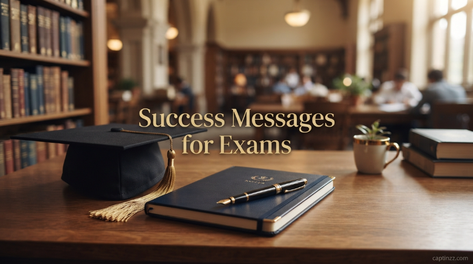 Success Messages for Exams