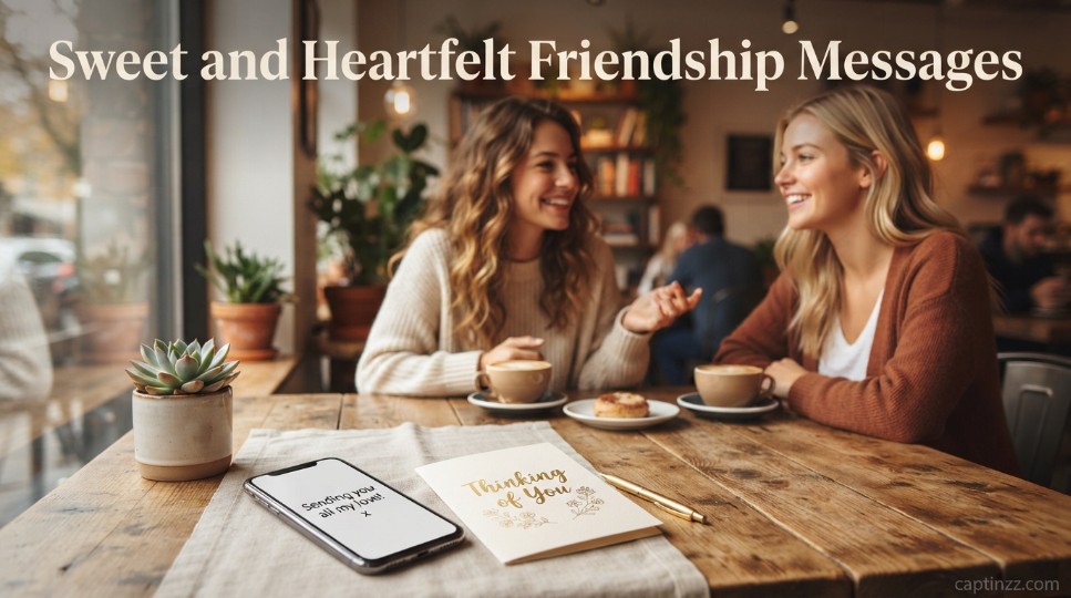 Sweet and Heartfelt Friendship Messages