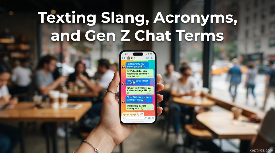Texting Slang, Acronyms, and Gen Z Chat Terms