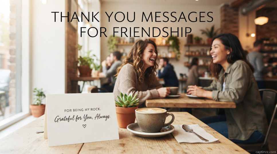 Thank You Messages for Friendship
