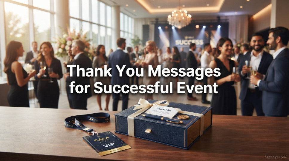 Thank You Messages for Successful Event