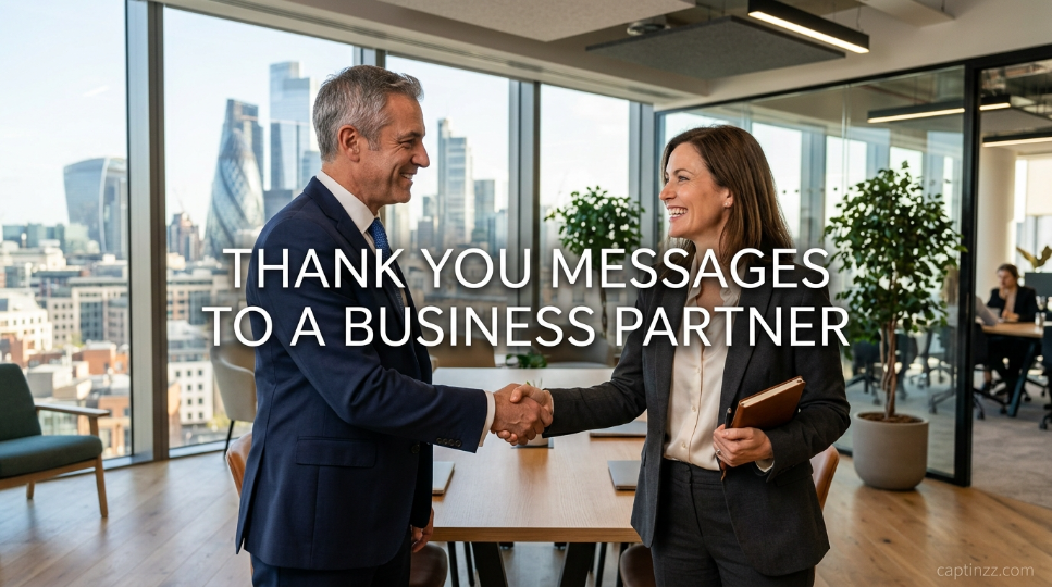 Thank You Messages to a Business Partner