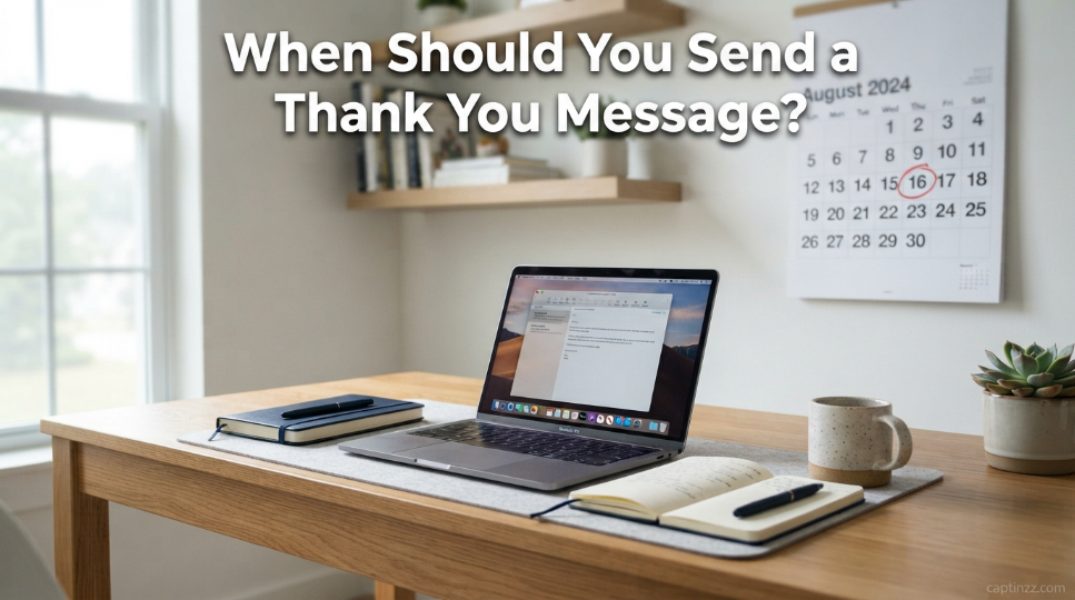 When Should You Send a Thank You Message?