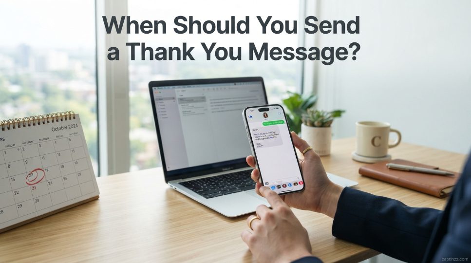 When Should You Send a Thank You Message?