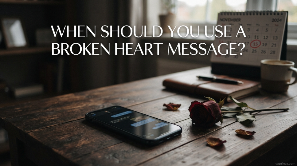 When Should You Use a Broken Heart Message?