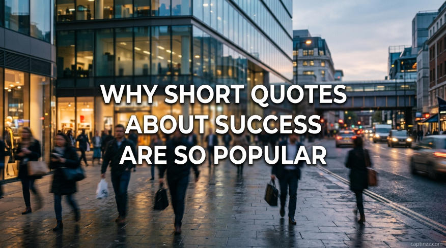 Why Short Quotes About Success Are So Popular