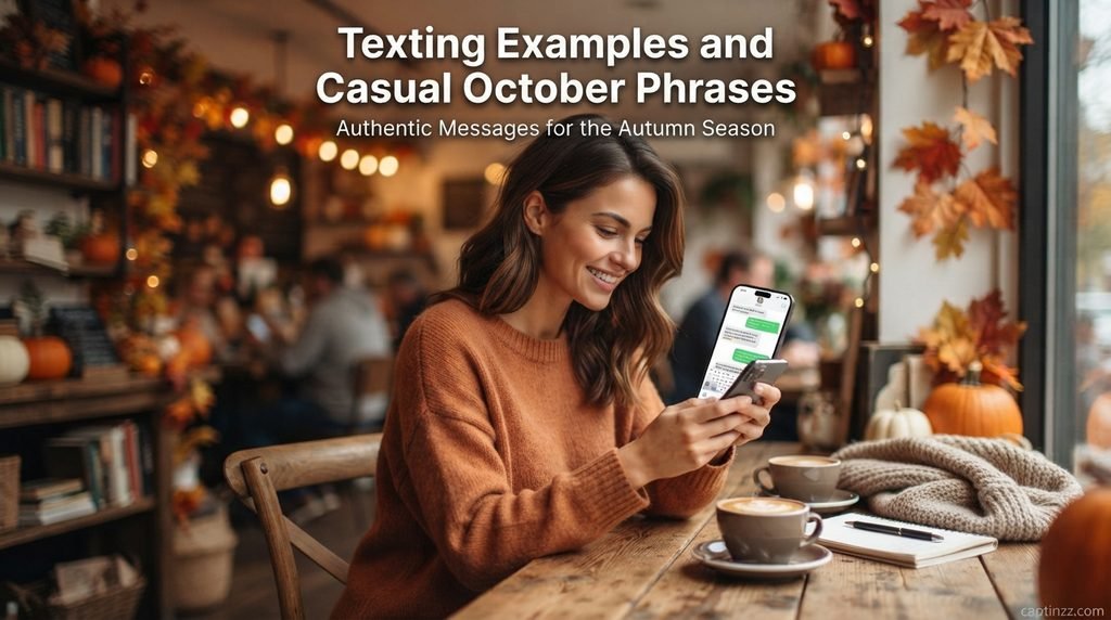 Texting Examples and Casual October Phrases