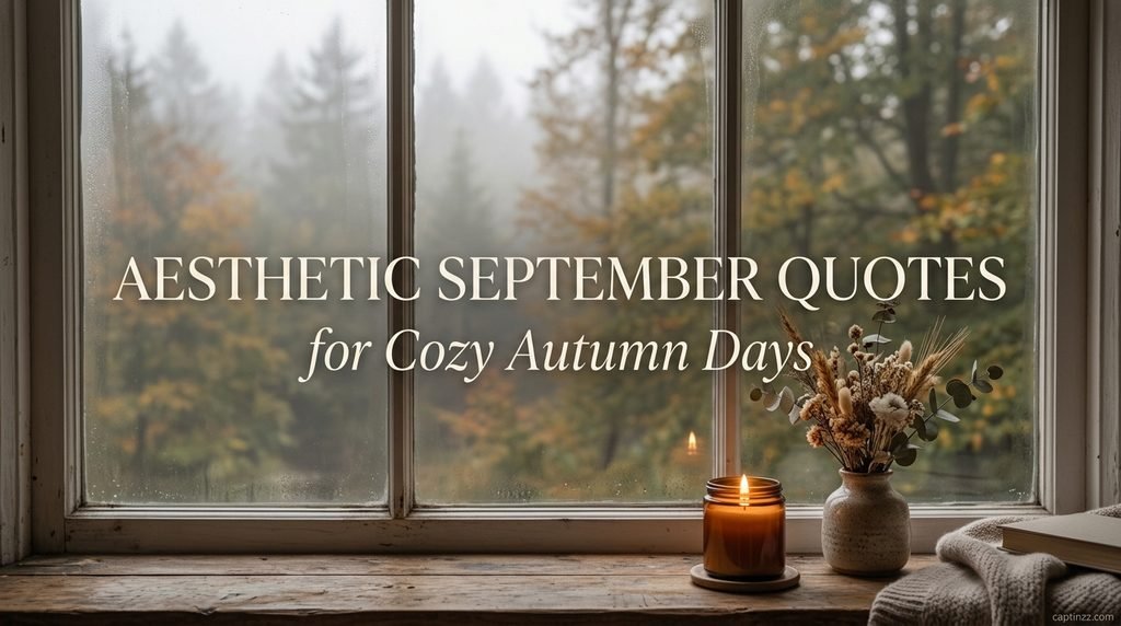 Aesthetic September Quotes for Cozy Autumn Days
