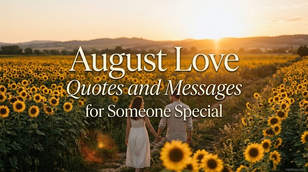 August Love Quotes and Messages for Someone Special
