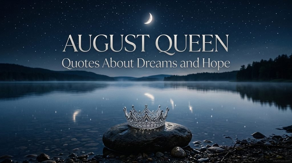 August Queen Quotes About Dreams and Hope