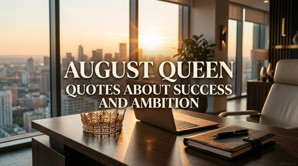 August Queen Quotes About Success and Ambition