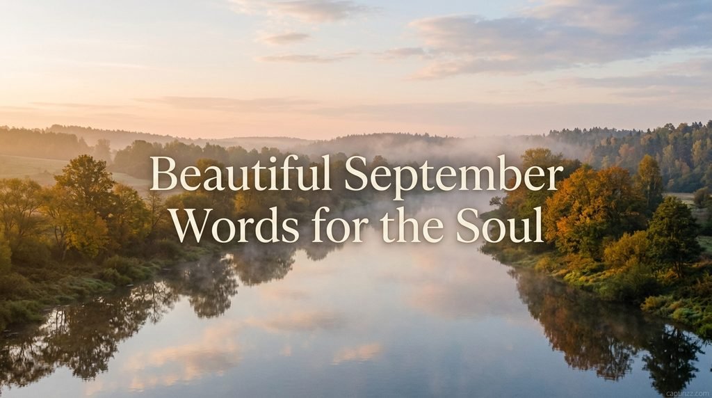 Beautiful September Words for the Soul