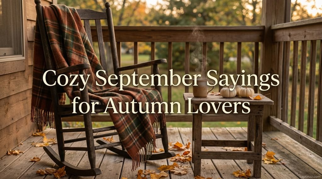 Cozy September Sayings for Autumn Lovers