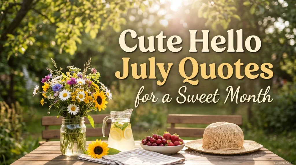 Cute Hello July Quotes for a Sweet Month