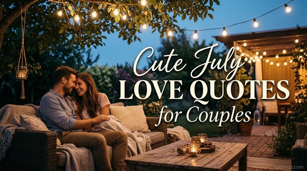 Cute July Love Quotes for Couples