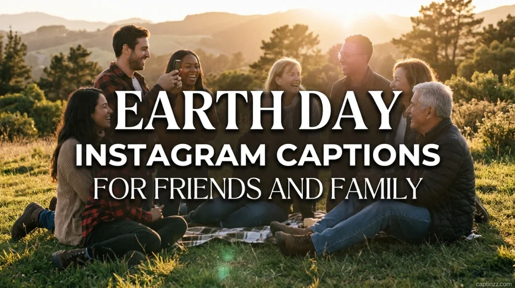 Earth Day Instagram Captions for Friends and Family