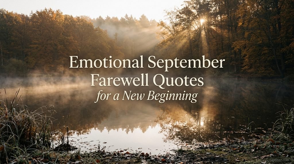 Emotional September Farewell Quotes for a New Beginning