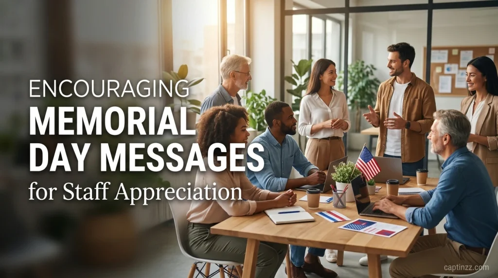 Encouraging Memorial Day Messages for Staff Appreciation