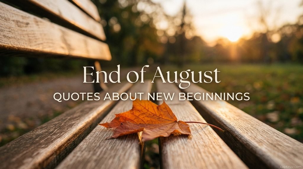 End of August Quotes About New Beginnings