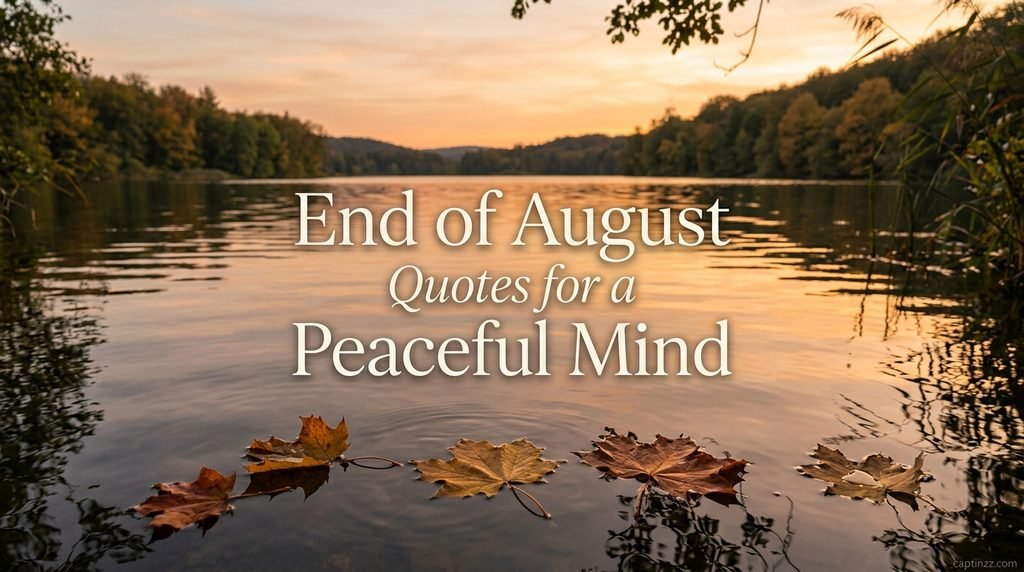 End of August Quotes for a Peaceful Mind