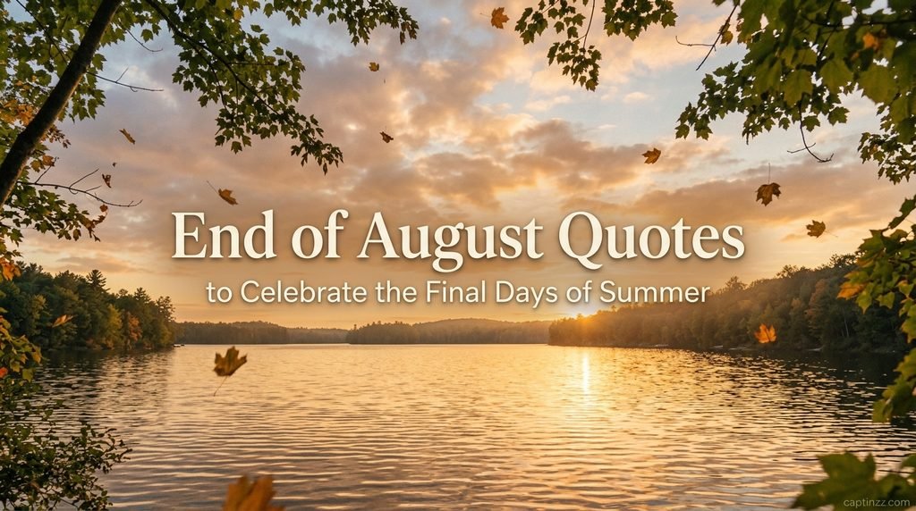 End of August Quotes to Celebrate the Final Days of Summer