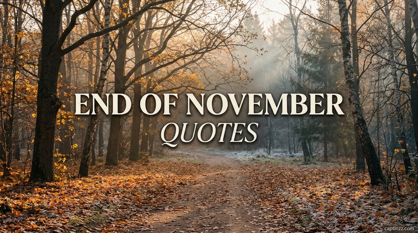 End of November Quotes