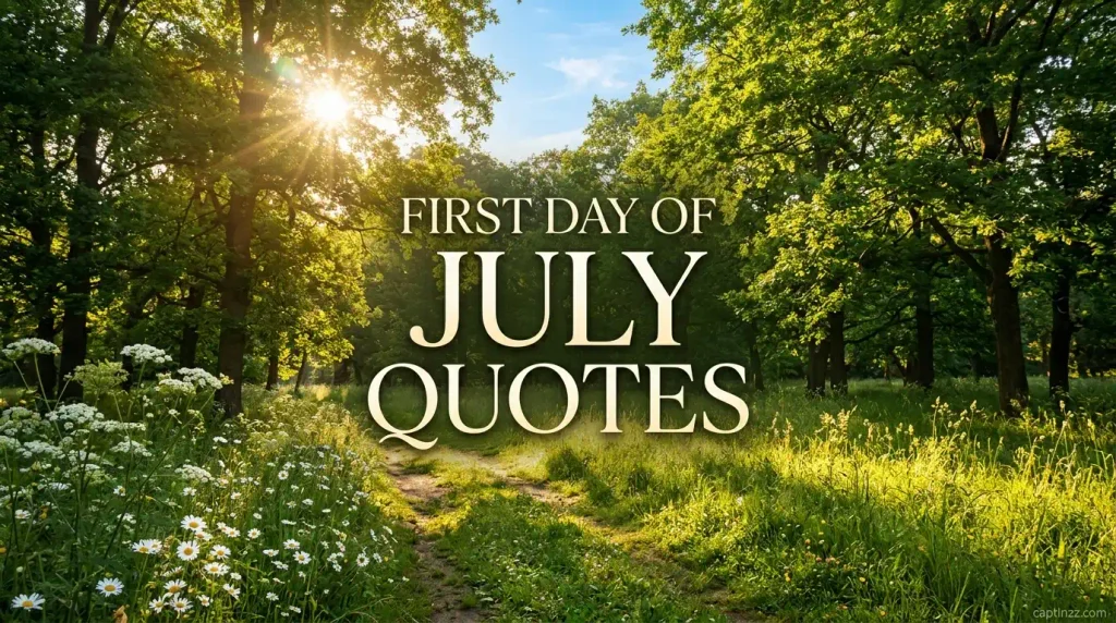First Day of July Quotes