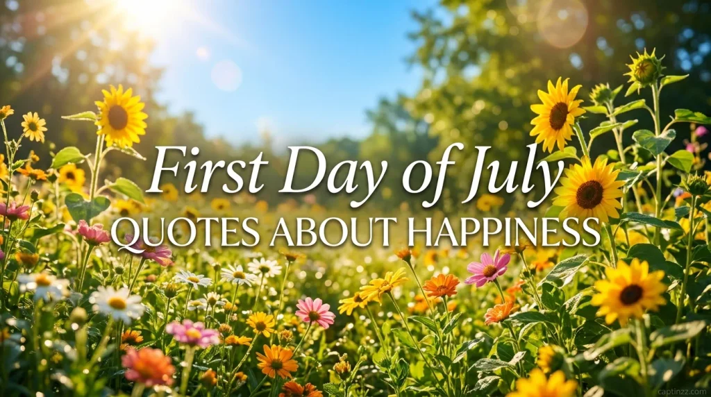 First Day of July Quotes About Happiness