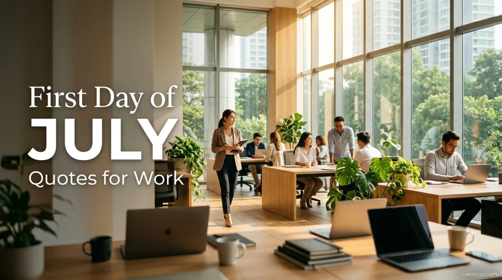 First Day of July Quotes for Work