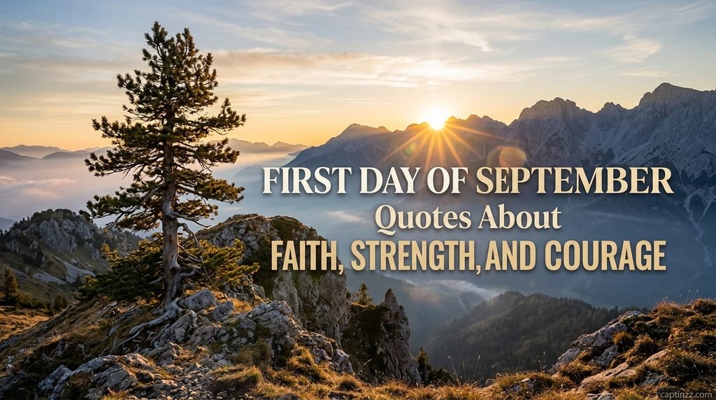 First Day of September Quotes About Faith, Strength, and Courage