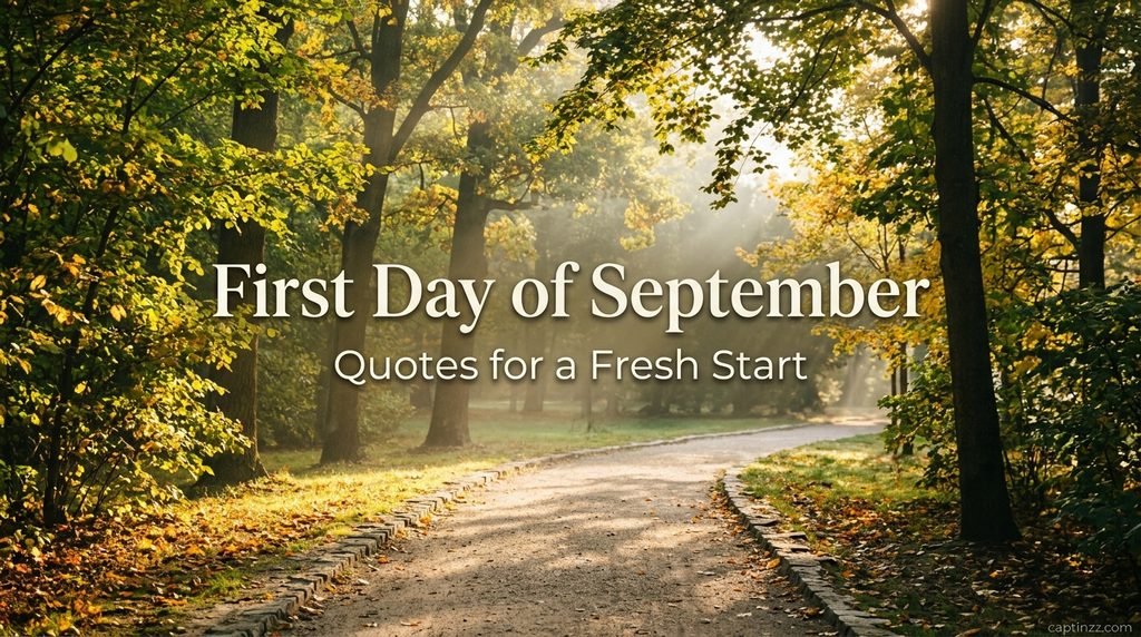 First Day of September Quotes for a Fresh Start