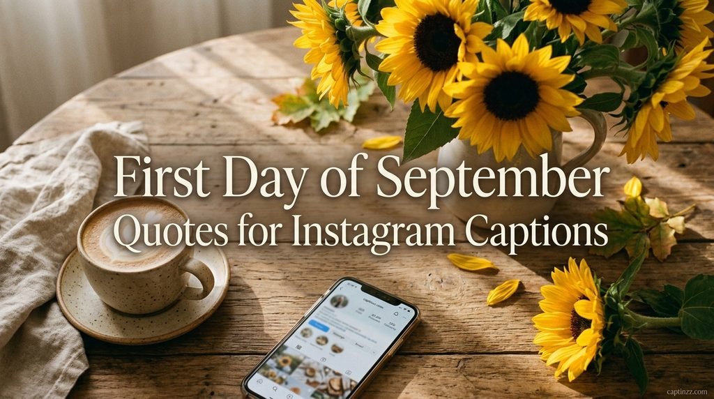 First Day of September Quotes for Instagram Captions
