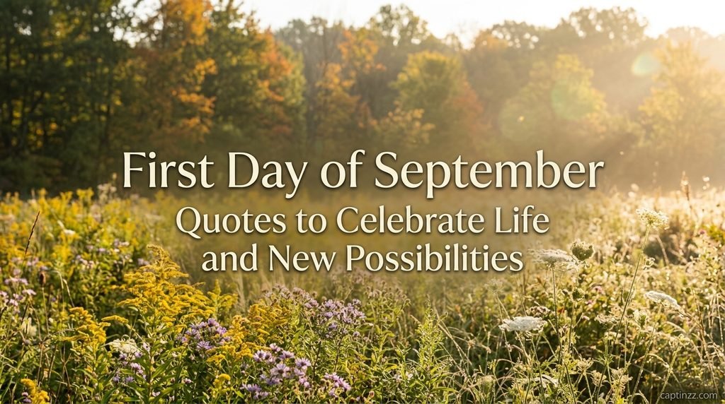 First Day of September Quotes to Celebrate Life and New Possibilities