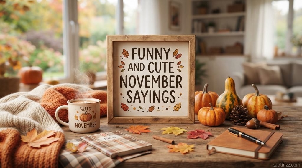Funny and Cute November Sayings
