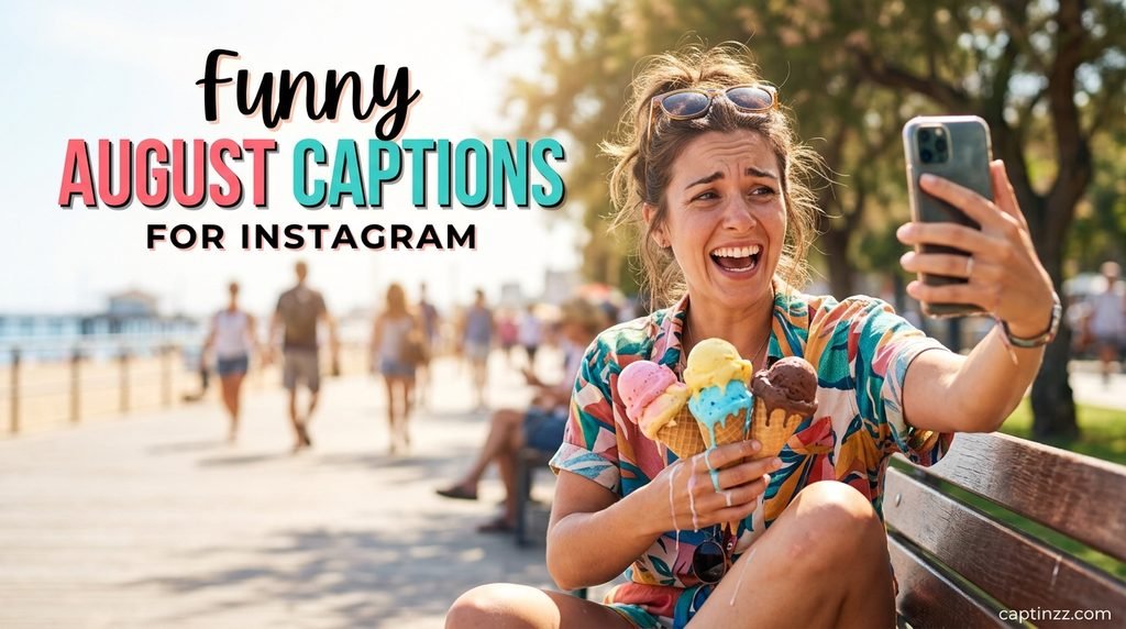 Funny August Captions for Instagram